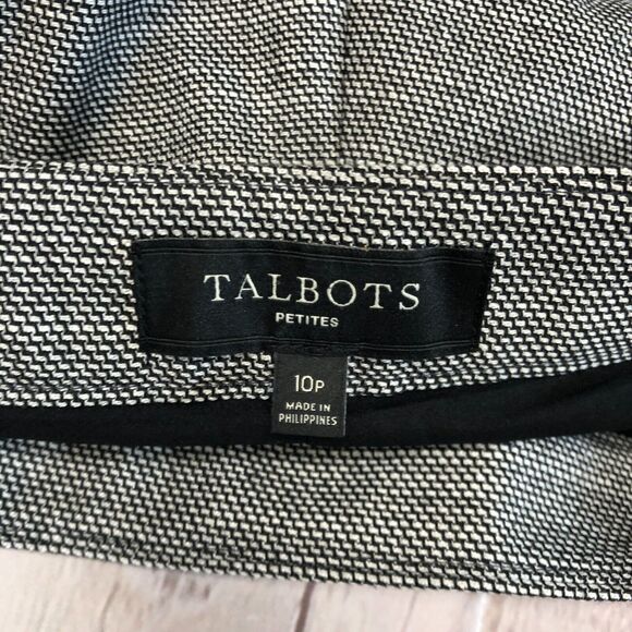 Talbots Women Ankle Dress Pants Size 10P 10 Petite Side Zip B321 -10 - Picture 8 of 16